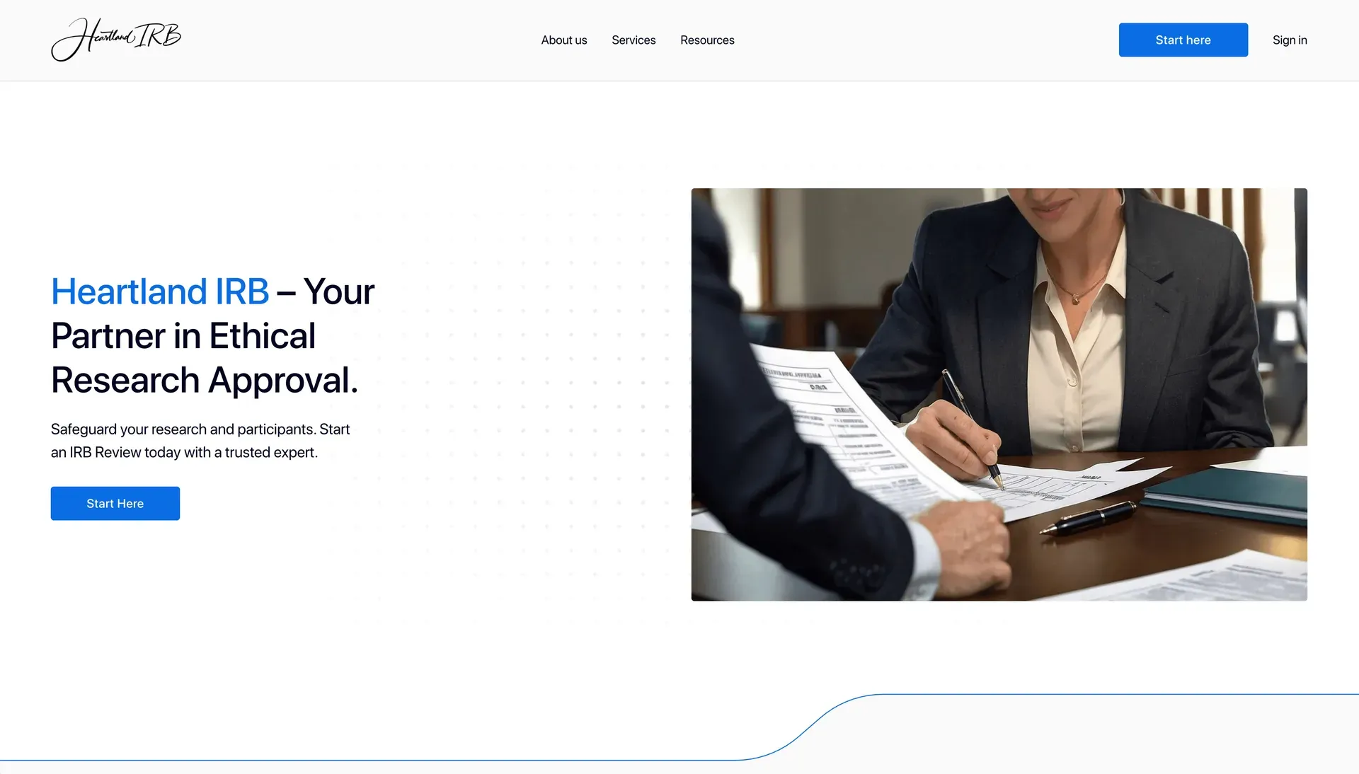 Heartland IRB ethical research approval platform